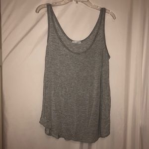 Light Weight Plain Gray Tank Top